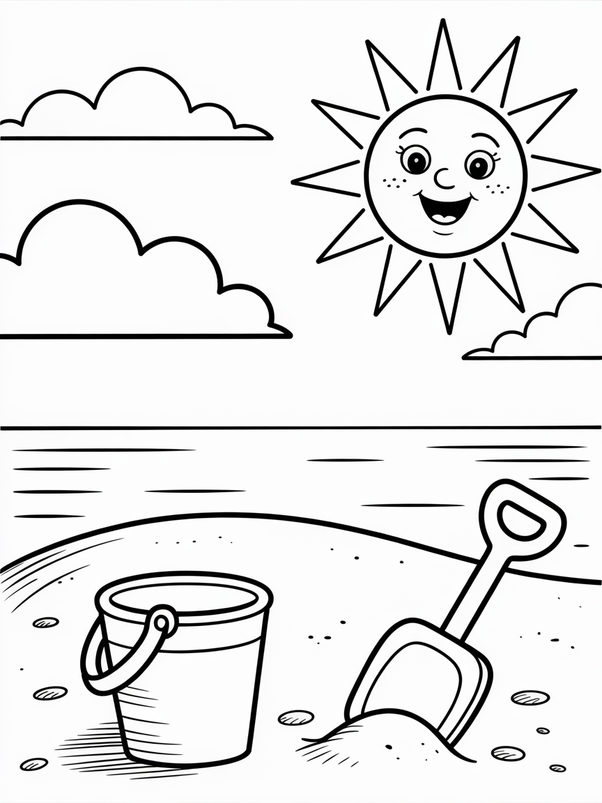 summer coloring pages