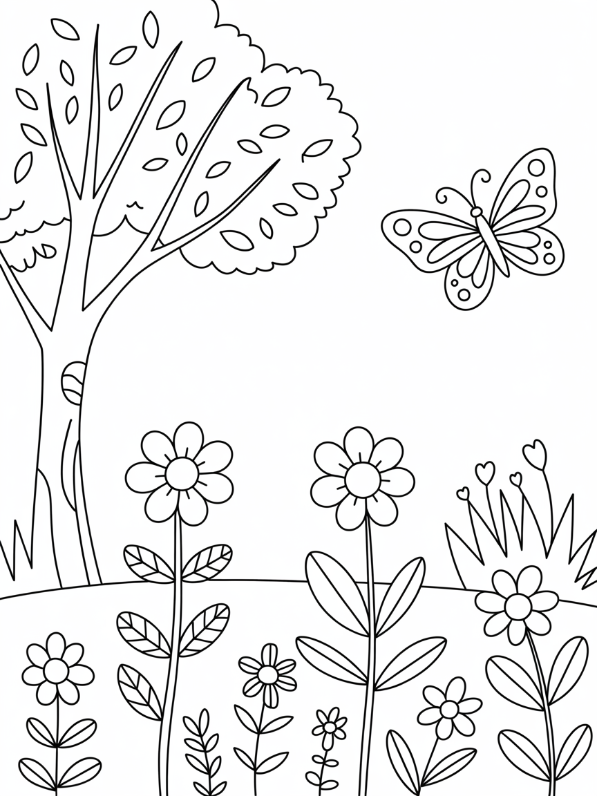 summer coloring pages