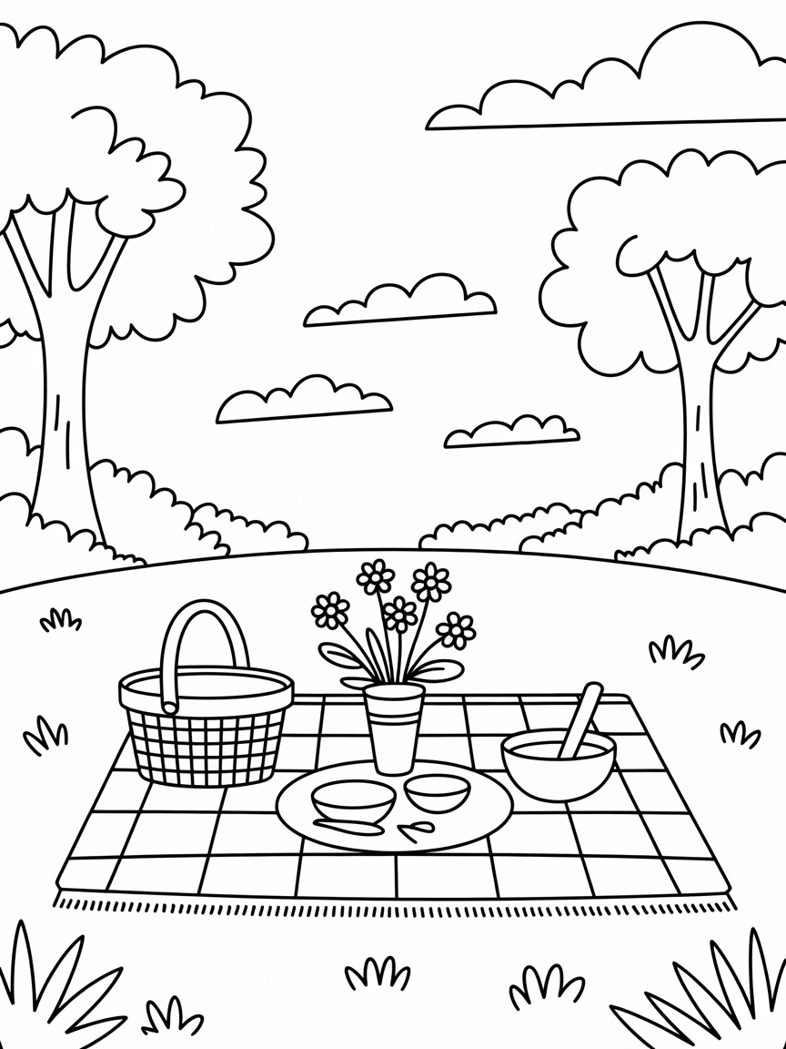 summer coloring pages
