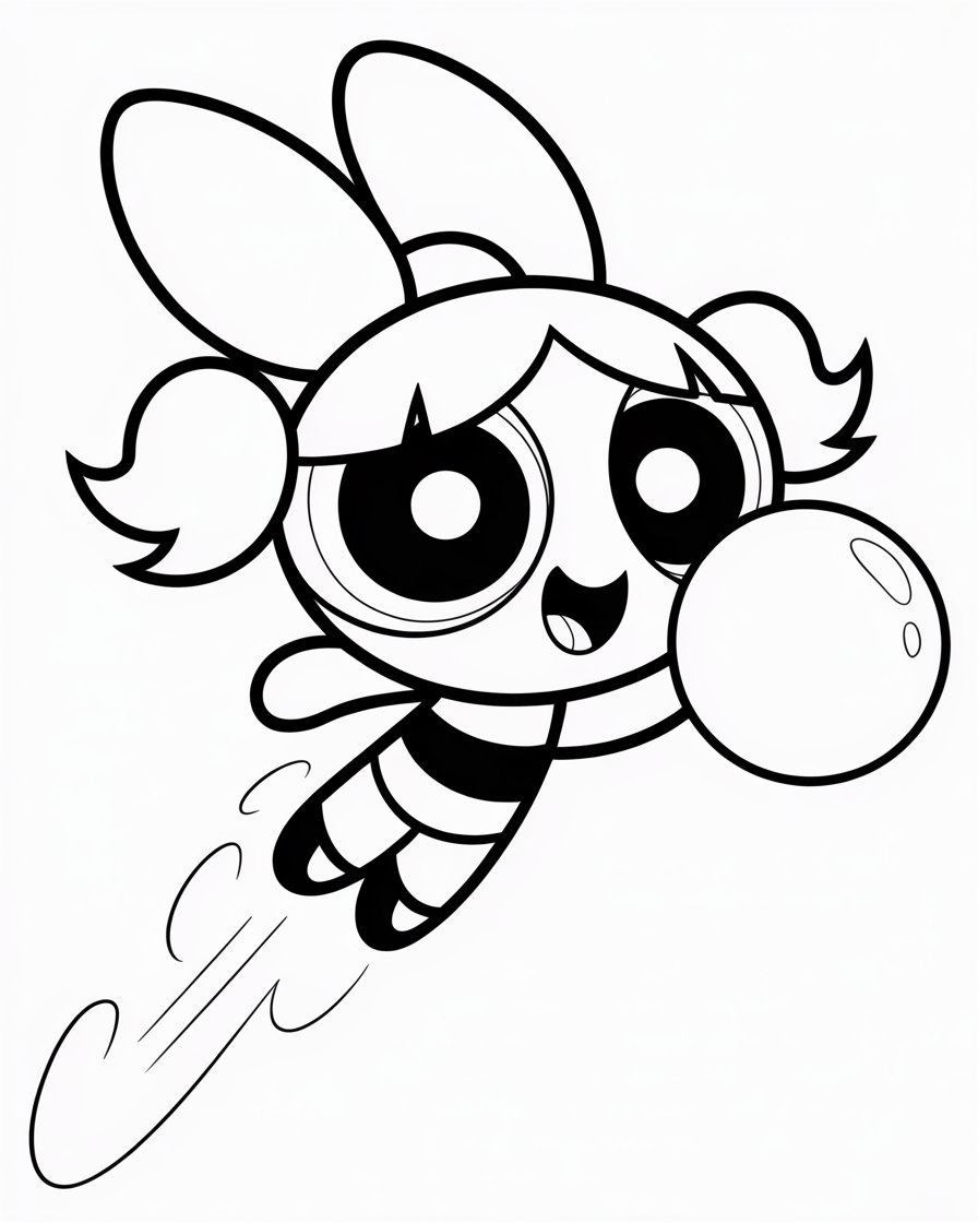 powerpuff girls coloring pages