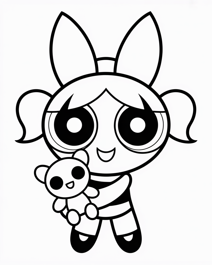 powerpuff girls coloring pages